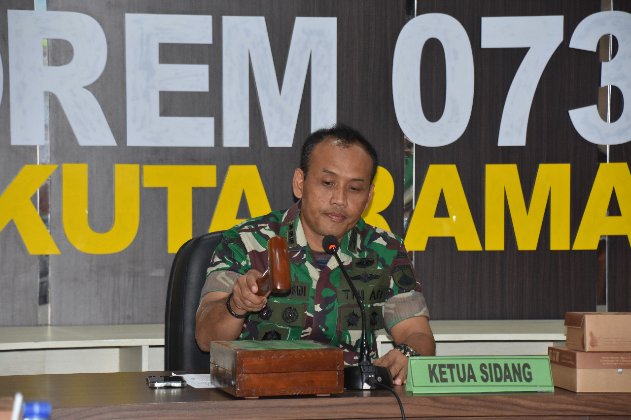 Danrem 073/Makutarama : Sidang Jabatan Perwira Untuk Kebutuhan Organisasi Satuan 